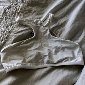 Lspace white S swim top!